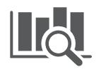 looking at a chart icon