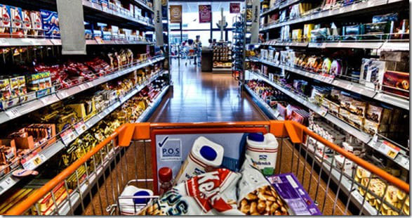 Shopping Cart and Grocery Store