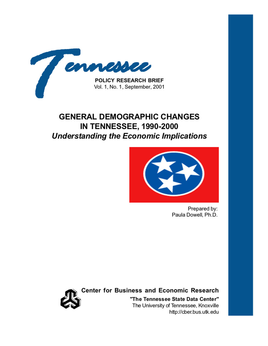 General Demographic Changes in Tennessee: 1990-2000