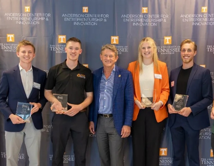 Award winners with Randy Boyd