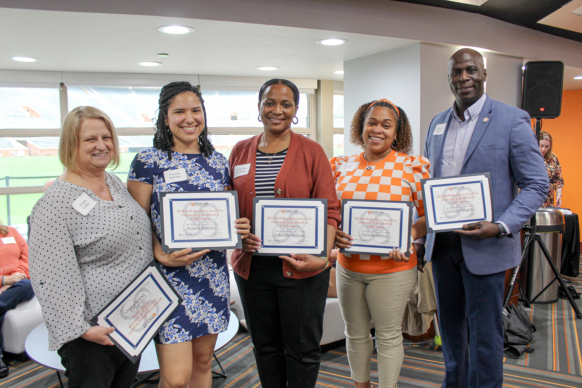 OACC staff with awards