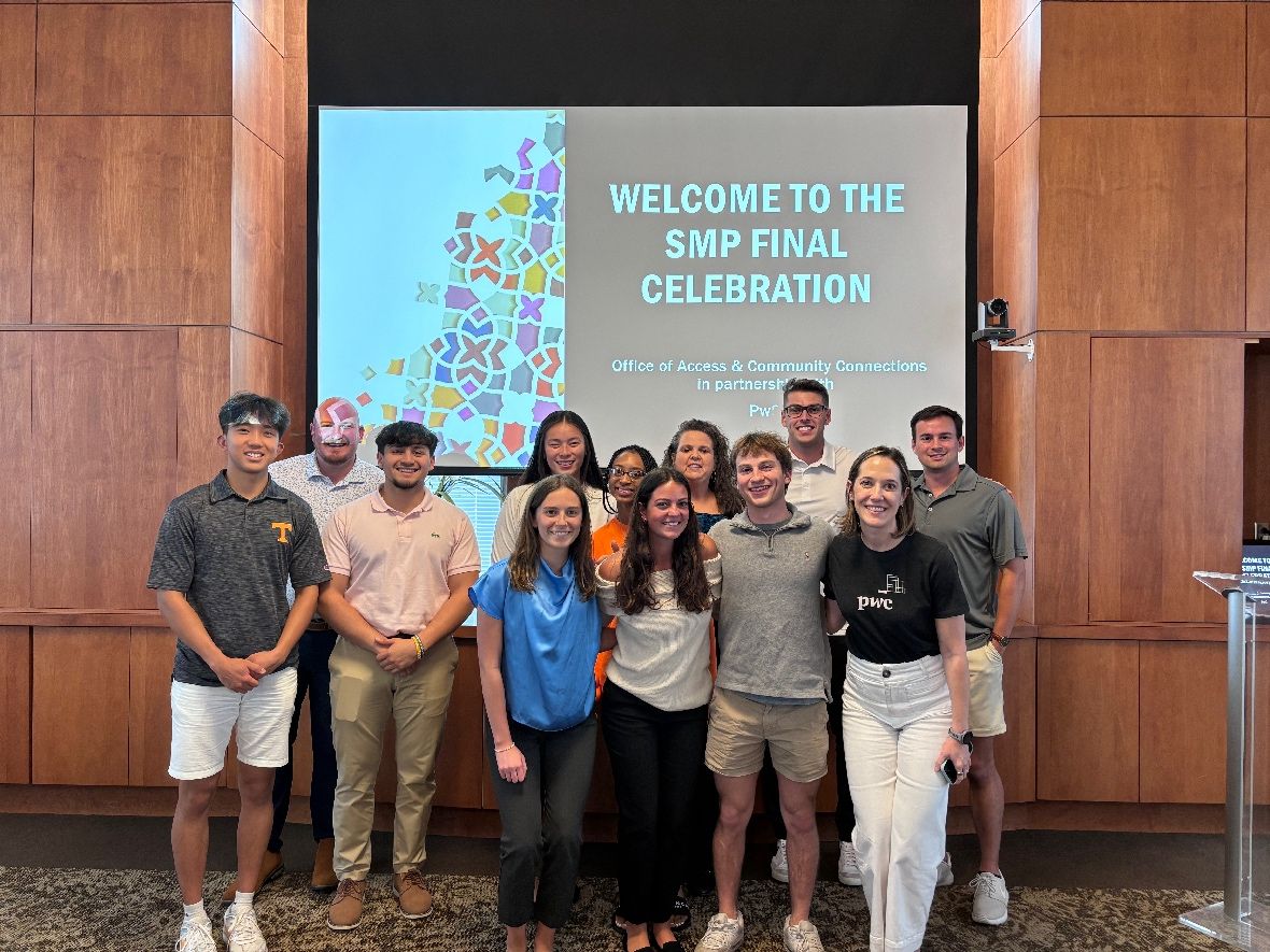Sophomore Mentoring Program students 